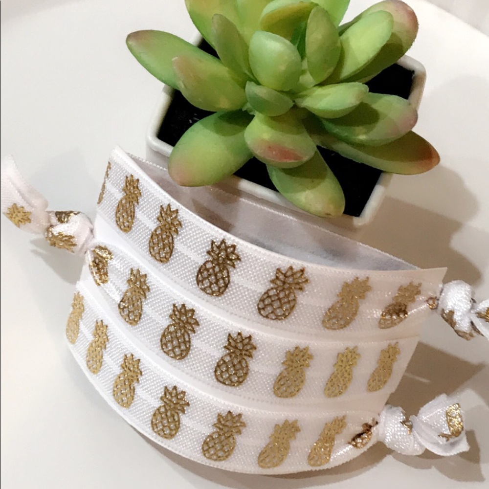 ❤️Cute❤️Trendy Pineapple No Pull Hair Ties